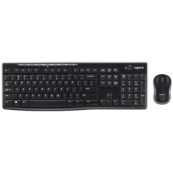 סט מקלדת ועכבר אל חוטי Logitech Wireless Desktop MK270