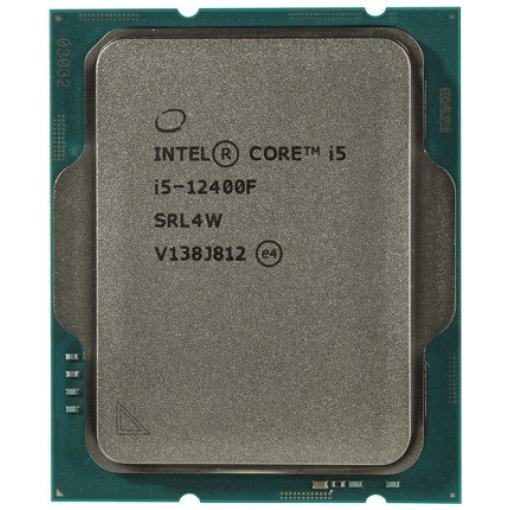 מעבד אינטל דור 12 INTEL I5-12400F Tray No Fan NO GPU 117W LGA1700
