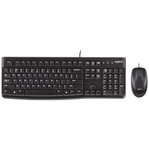 סט מקלדת ועכבר חוטי Logitech MK120