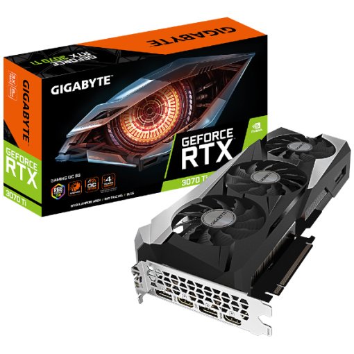 כרטיס מסך Gigabyte RTX3070 Ti Gaming OC 8G PCIEX16 4.0