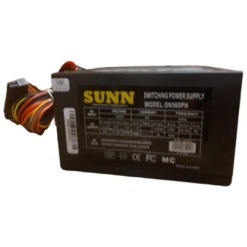 SUNN 500W 12CM Fan Long Power Cables POWER SUPPLY