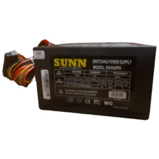 SUNN 500W 12CM Fan Long Power Cables POWER SUPPLY