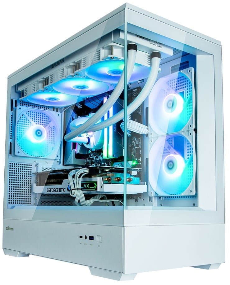 CASE ZALMAN P30 ARGB mATX CASE White