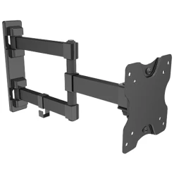 זרוע דו מפרקית מאלומיניום VESA 100/75 up to 27 and 15kg
