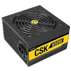 ספק כוח לנייח Antec CSK 650W 80Plus Bronze 12CM Silent flat cable