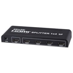 SPLITTER HDMI 1 X INPUT & 4 X OUTPUT PROVISION
