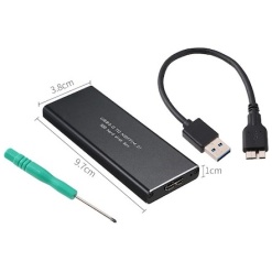 EXTERNAL CASE USB3.0 TO M.2 SSD SATA GoldTouch
