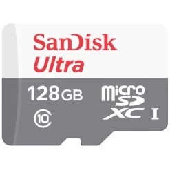 128GB Micro SD 80MB/s Class 10 Sandisk