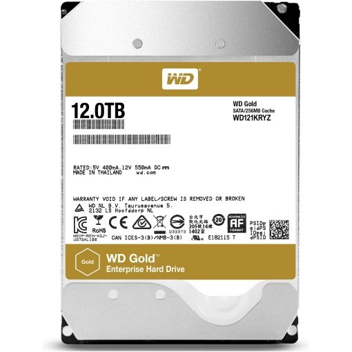 12TB 256MB 7200RPM 6GB/s WD121KRYZ GOLD WD