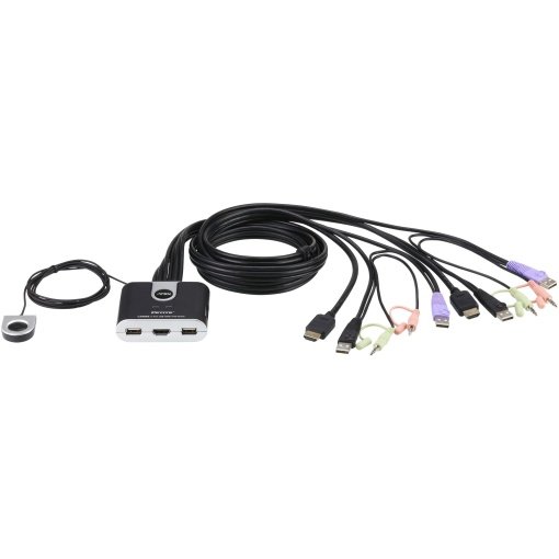 2 PORT USB HDMI CABLE KVM 1080P ATEN