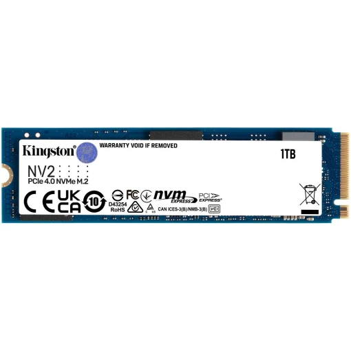 KINGSTON SSD 1TB NV2 PCIe NVMe 4.0 x4 M.2 2280